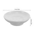 thumbnail image 2 of CRILSTYLEO White Ceramic Soap Dish for Vanity and Countertop with Decorative Space Saving Design, 2 of 8
