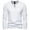 White, variant on Men's Casual Comfortable Long Sleeve V Neck T Shirt Base,L