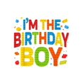thumbnail image 2 of i'M THe BiRTHDaY BoY Printed T-Shirt 100%cotton Boy T-shirt, 2 of 7