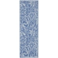 thumbnail image 3 of Nourison Whimsicle Botanical Bohemian Blue 2' x 6' Area Rug, (6' Runner), 3 of 8