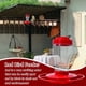 thumbnail image 5 of Comederos para pájaros, comedero para colibríes, comederos para colibríes para exteriores, colgantes, a prueba de hormigas, paquete de 2 comederos para colibríes para exteriores, comederos de plástico, 5 of 5