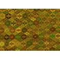 thumbnail image 1 of Ahgly Company Machine Washable Indoor Rectangle Abstract Yellow Modern Area Rugs, 2' x 3', 1 of 4