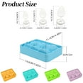 thumbnail image 3 of ​​GiLiling Novelty Silicone Ice Cube Tray with Secure Lid | DIY Fun Shaped Molds for Homemade Coffee Cubes and Prank Ice | Reusable & Easy Release​​, 3 of 9