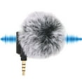 thumbnail image 4 of Microphone pour Téléphone Intelligent, Capteur de Son Sensible Réglable 74dB Téléphone Réduction de Bruit Microphone en Métal pour l'Extérieur 3.5mm -22db3db, 4 of 8