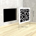 thumbnail image 2 of 1 pc Acrylic Air Vent Cover for Wall or Ceiling Square with Wave Pattern Mixed Shapes 200x200mm, 2 of 6