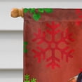 thumbnail image 3 of Carolines Treasures LH9327CHF 28 x 40 Po. Basset Hound Flocons de Neige Rouges et Verts Drapeau de Noël en Toile - Taille Maison, 3 of 4