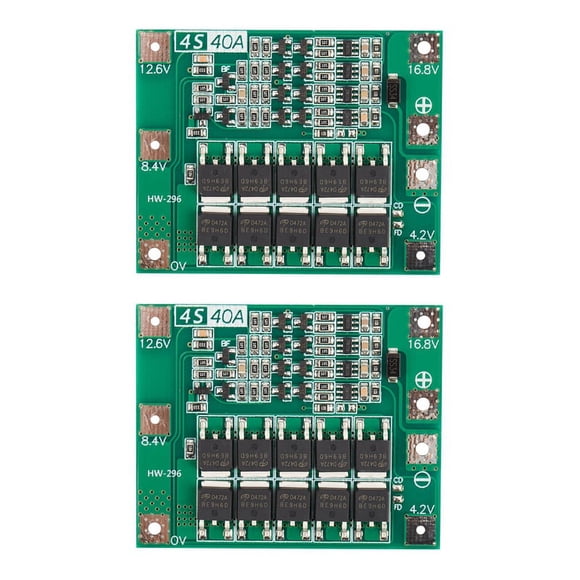 2X 4S 40A Li-Ion Lithium Battery 18650 Charger Pcb Protection Board for Drill Motor 14.8V 16.8V Lipo Cell Module