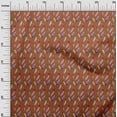 thumbnail image 2 of oneOone Cotton Cambric Rust Brown Fabric Feather Feather Diy Clothing Quilting Fabric Print Fabric By Yard 42 Inch Wide, 2 of 4