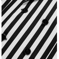 thumbnail image 5 of Beauty-Emily Men's Striped Double-Breasted Suit Set – Slim Fit 2-Piece Blazer & Pants, Bold Vertical Stripe Formal Suit for Party, Prom & Business, 5 of 12