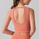 thumbnail image 4 of mfyjkho Camisetas Sin Mangas Para Gimnasio Para Mujer, Camiseta Deportiva De Yoga Sin Mangas Con Cuello Redondo Para Mujer, Estilo Casual, De Color Liso Tops Casuales Para Mujer M, 4 of 4