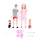 thumbnail image 3 of Juego De Muñecas Para Mamá Embarazada De Papá, Juego De Muñeca Familiar Portátil Exquisito, Lindo Interactivo Con Sonajero Para El Hogar Para 7 Años + Chico Para Fiesta ANGGREK Otros, 3 of 8