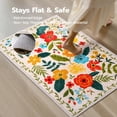 thumbnail image 5 of Joyfy Washable Floral Area Rug Non-Slip Soft Carpet with Rubber Backing for Living Room, Bedroom, Dining Room, Kids Nursery and Bedside Indoor Use, 5 of 7