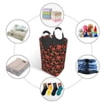 thumbnail image 4 of Xecao Paisley 5 for Laundry Basket,Collapsible Large Laundry Hamper,Wash Bag for Laundry Room, Rolling Laundry Basket with Handles, 4 of 5