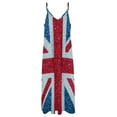 thumbnail image 6 of Glittery Union Jack Flag Sleeveless Dress Women's Evening Dress Womans Clothing, 6 of 9