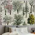 thumbnail image 2 of Shiartex Vintage Trees of Life Tapestry Plants Leaves and Flower Tapestry Wall Hanging Vertical Nature&nbsp;Tapestries for Home Bedroom Retro Style Aesthetic Wall Art Decor 40x30inch, 2 of 6
