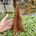 thumbnail image 5 of Rustic Vintage Christmas Tree Garden Stakes, Metal Decoration for Yard, Pots, and Indoor Decor, 5 of 7