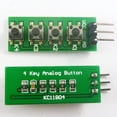 thumbnail image 4 of Baohd Bouton-Poussoir Commutateur Professionnel Circuit Imprimé Léger Portable 4-Clavier Modules Résistant à l'Usure Carte à Clés Breadboard, 4 of 5