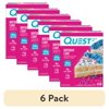 (6 pack) Quest Protein Bar, Birthday Cake Flavored, Gluten Free, 20g of Protein, 4 Count