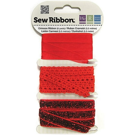 Fuchsia Calfskin Leather - We R Memory Keepers Sew Ribbon