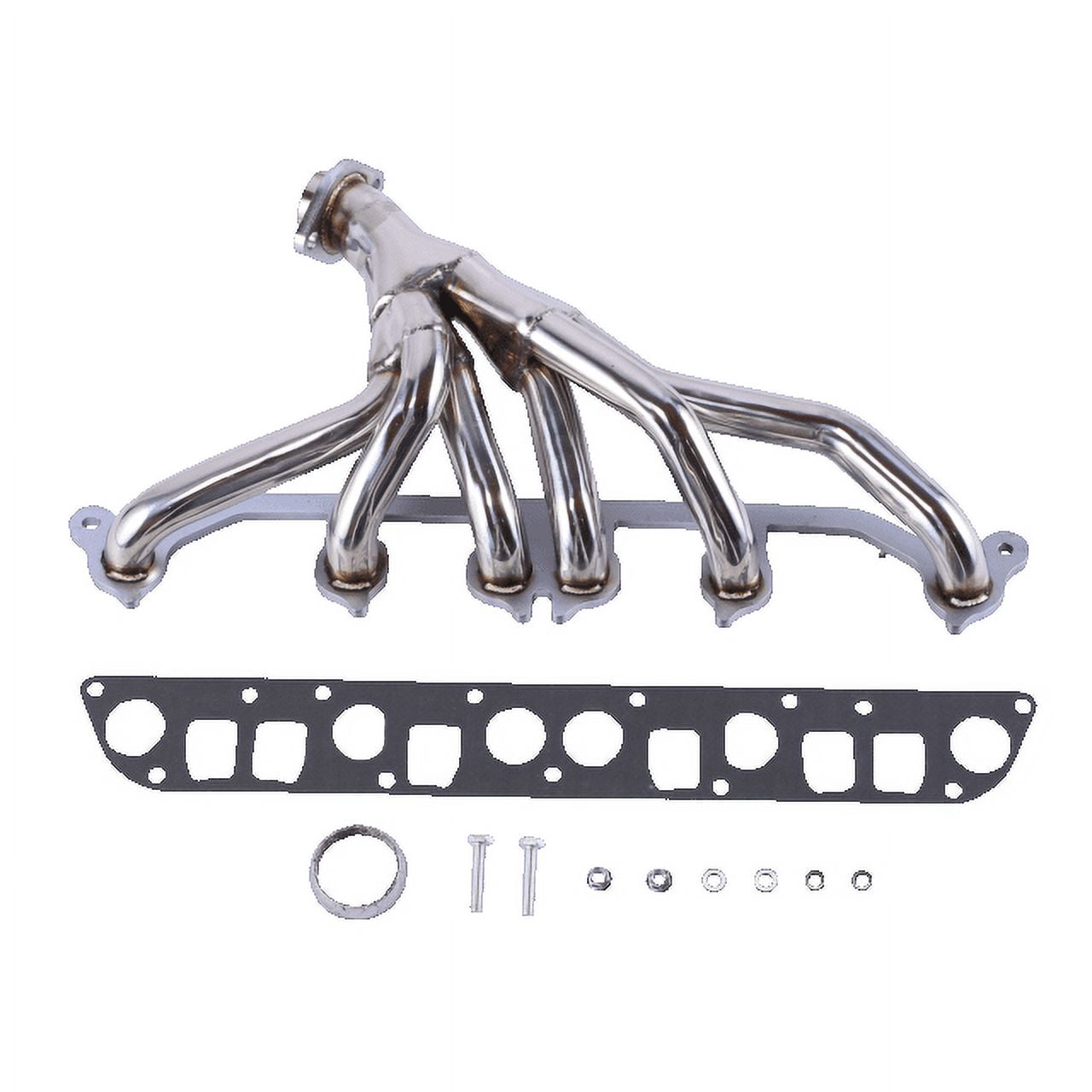 Stainless Manifold Header for 1991-1999 Jeep Wrangler Cherokee Mustang 4.0L L6 TJ YJ XJ