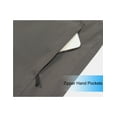 thumbnail image 6 of Men's Waterproof Rain Jacket, Lightweight Rain Coat, Raincoat with Hood for Golf Hiking (Gray L), 6 of 7