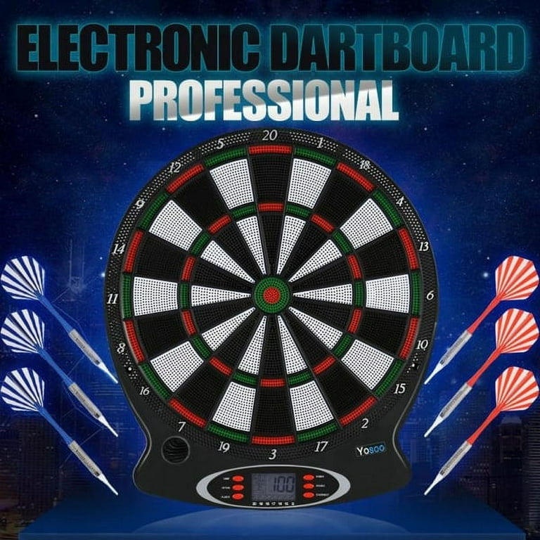 Professional Electronic Dartboard Set with LCD Scoring