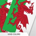 thumbnail image 6 of G128 Wales Welsh Bunting Banner | Flag 8.2 x 5.5 Inch, Full String 33 Feet | Printed 150D Polyester, Decorations For Bar, School, Festival Events Celebration, 6 of 7