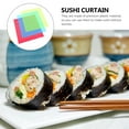 thumbnail image 4 of GOOHOCHY 3pcs Sushi Rolling Mats Sushi Making Pads Cortina de plástico Gadgets de sushi caseros, 4 of 7