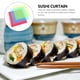 thumbnail image 3 of EeaseMX 3 alfombrillas para enrollar sushi, almohadillas para hacer sushi, cortina de plástico, utensilios caseros para sushi, 3 of 7