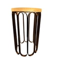 thumbnail image 4 of Luminous Glow Marble Top and Base Side Table - Antique Copper, 4 of 9