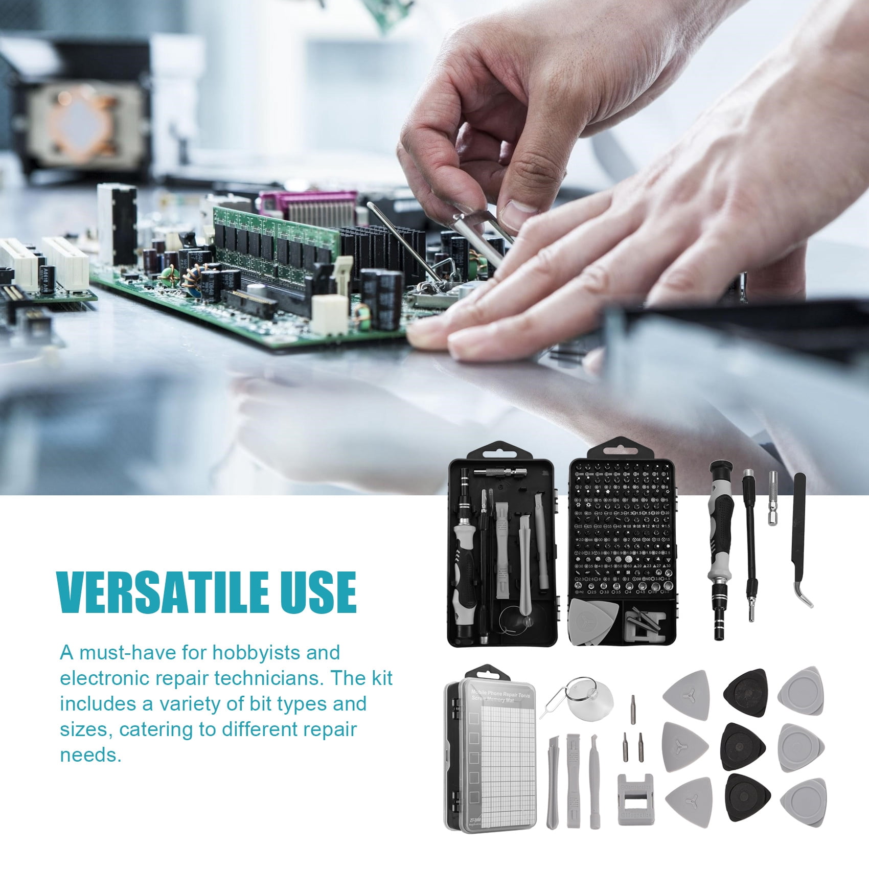 122-In-1 Multifunctional Precision Magnetic Screwdriver Set Computer PC Mobile Phone Equipment Repair Screwdrive Kit