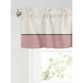 thumbnail image 6 of Valances for Windows Abstract Gemoetric Rod Pocket Cafe Window Treatments Valance Curtains for Kitchen Bathroom Laundry Basement Windows 56"x16", 6 of 9