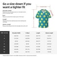 thumbnail image 7 of Disketp Men's Hawaiian Ball Tennis Print Shirts Button Down Holiday Beach Shirts-Medium, 7 of 7