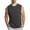 Dark Gray, variant on Taqqpue Men's Workout Tank Tops Casual Crew Neck Sleeveless Shirts Quick Dry Muscle Training Sports Gym Running Athletic Tees Summer Solid Color Beach T Shirts