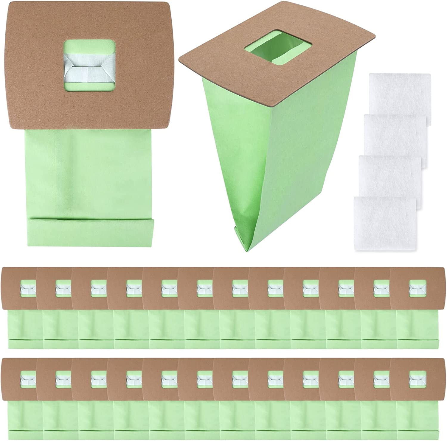 24 Pack Vacuum Bags for Oreck Compact canister type BB, Replacement Bag