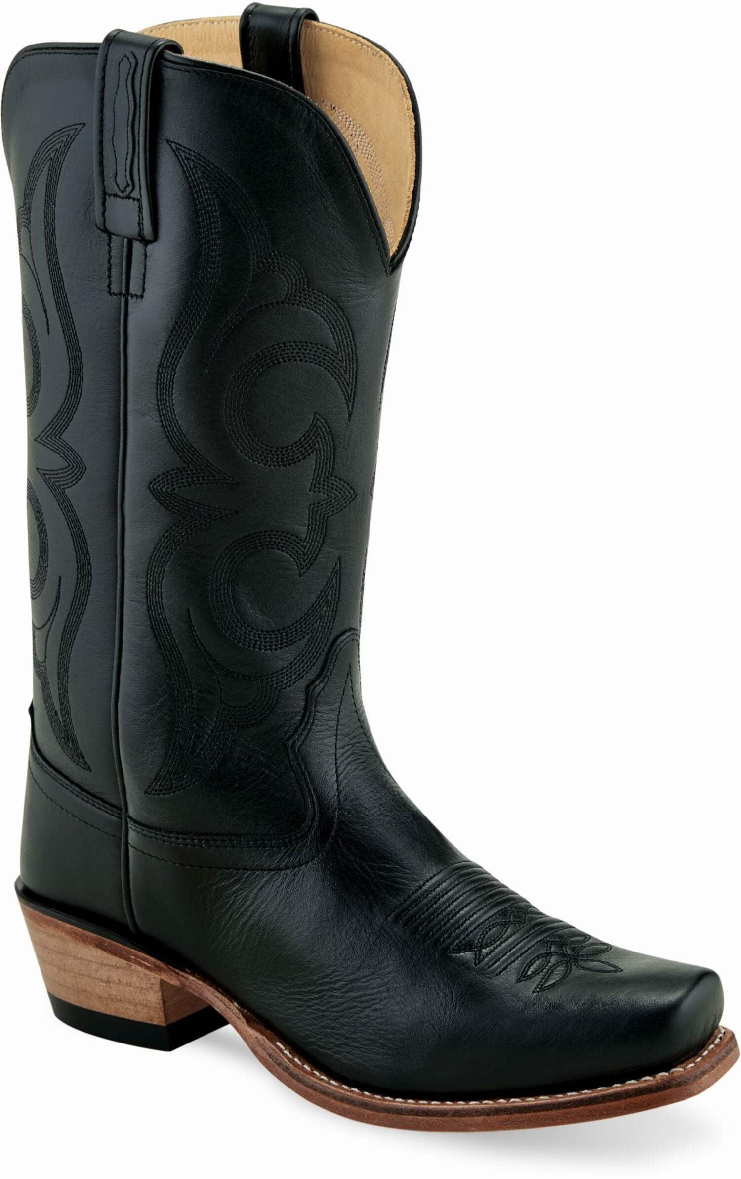 Old West Men\'s Size 13 D Broad Square Toe Western Work Boots Burnt Dark Brown Old West Men main image 2