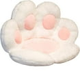 thumbnail image 2 of WREESH Cat's Paw Shape Plush Sofa Office Cushion High-Quality Elastic Decoration, 2 of 3