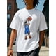 thumbnail image 1 of Camiseta holgada de baloncesto para hombre | Camiseta de verano ligera y moderna con diseño de jugador dinámico, ropa deportiva informal y transpirable., 1 of 6