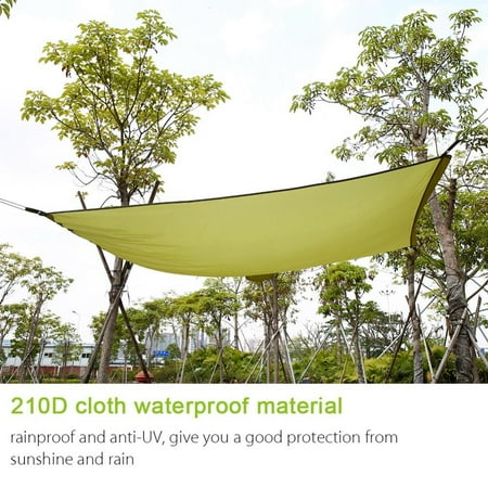 Camping Rain Shelter - Hilitand 4 in1 Outdoor Tent Tarp Outdoor 210D Oxford Cloth Multi-function Raincoat Jacket Cover Rain Tent Tarp Shelter Hammock