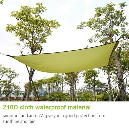 Dilwe Outdoor 210D Oxford Cloth Multi-function Raincoat Jacket Cover Rain Tent Tarp Shelter Hammock , Outdoor Tent Tarp, Tent