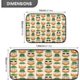 thumbnail image 3 of GZHJMY Funny Leprechuan Shamrock Clover Leaves Irish Hat Kitchen Rugs Door Mat 2PCS,Carpet Front Entrance Non-Slip Relieve Fatigue Washable Floor Mat for St. Patrick's Day, 3 of 7