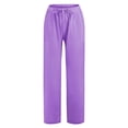 thumbnail image 4 of GJSYRH Scrub Pants for Women Relaxed Fit, Mid Rise 5 Pockets Drawstring Womens Scrub Pants, 4 of 4