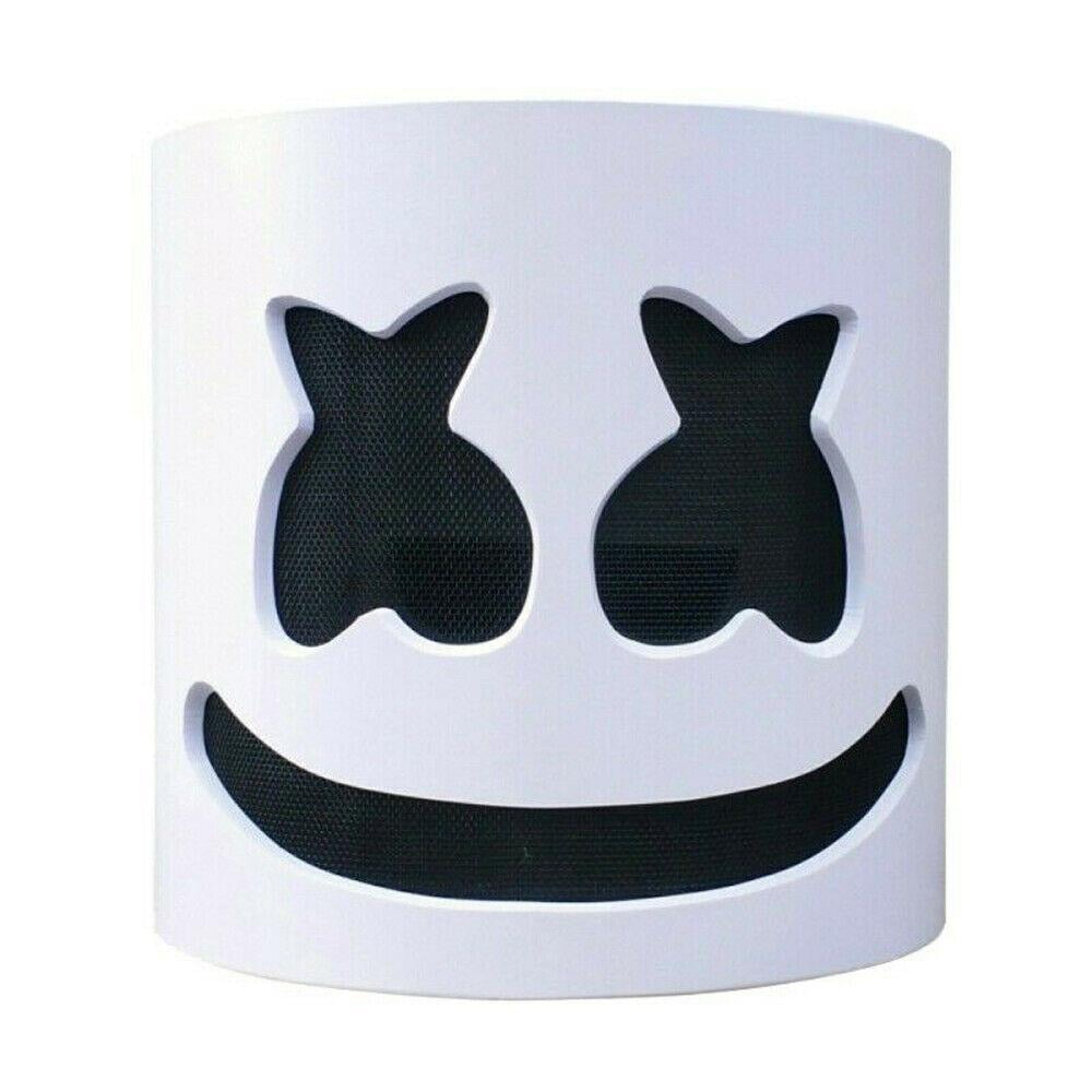 Marshmello Helmet Dj Marshmello LED Mask EL Wire Rainbow Marshmello