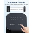 thumbnail image 5 of CENSTECH Aire acondicionado portátil 4 en 1, enfriador de aire evaporativo con 4 modos y 3 velocidades, temporizador de 15 horas para apagado automático inteligente, tanque de 2 galones para refrigera, 5 of 5