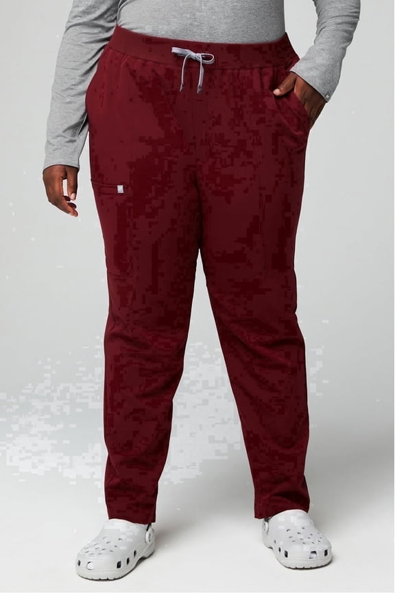Women's Ion Scrub Pant - MotionTech Fabric, 4-Way Stretch, Wrinkle-Resist, Pocket-Packed, Mid-Rise, Semi-Slim Fit (Extended Sizes Available)
