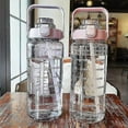thumbnail image 2 of 2L Portable Large Capacity Water Bottles Fitness Water Jug With Time Marker, 2 of 5