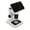 Noir, variante sur Microscope Électronique, Écran HD 4.5 Pouces, Grossissement 12MP 5-32x, 8 Lumières LED & Stockage 128GB pour Éducateurs, Hobbyistes