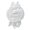 White, variant on 16cm 3D Rose Flower Applique with Pearls for Handmade Wedding Gown Sewing Flower for Dress Scarf Hat Sewing On Decors