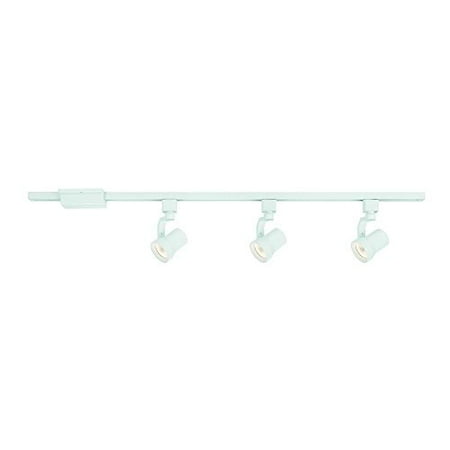 Hampton Bay 3 Light LED Track Light Kit White Finish 44in L x 4.2in W x 6.5in (Best Track Lights For Kitchen)