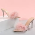 thumbnail image 2 of Women Elegant Heel Open Toe  Shoes T Slip on Pointed Closed Toe Dress Sandal Shoe Stiletto Heels,High Heels, 2 of 8